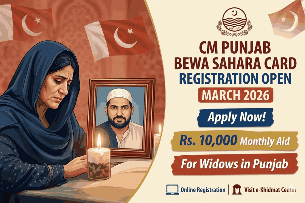 CM Punjab Bewa Sahara Card